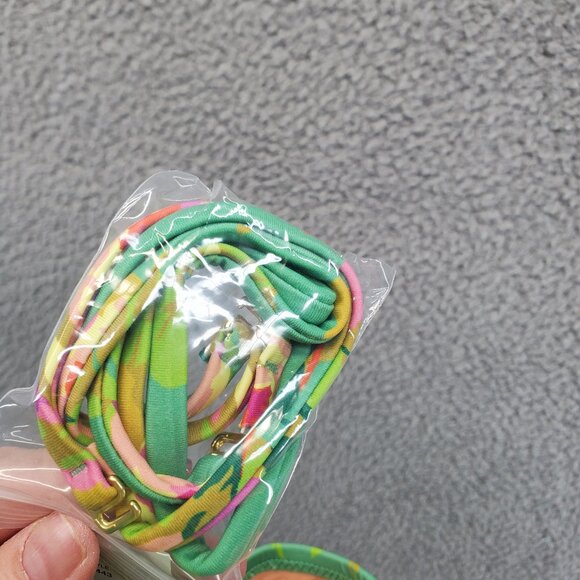 J. Crew  Crisscross Cutout Bandeau One-piece Swim Suit Rose Garden Size … - Picture 12 of 13